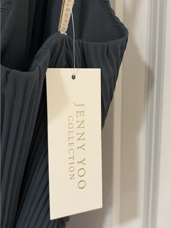 Jenny Yoo Dresses & Skirts - Jenny Yoo Charcoal Gray Pleated Dress